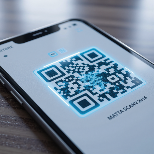 微信小程序二维码，黑色边框，白色背景，方形图案